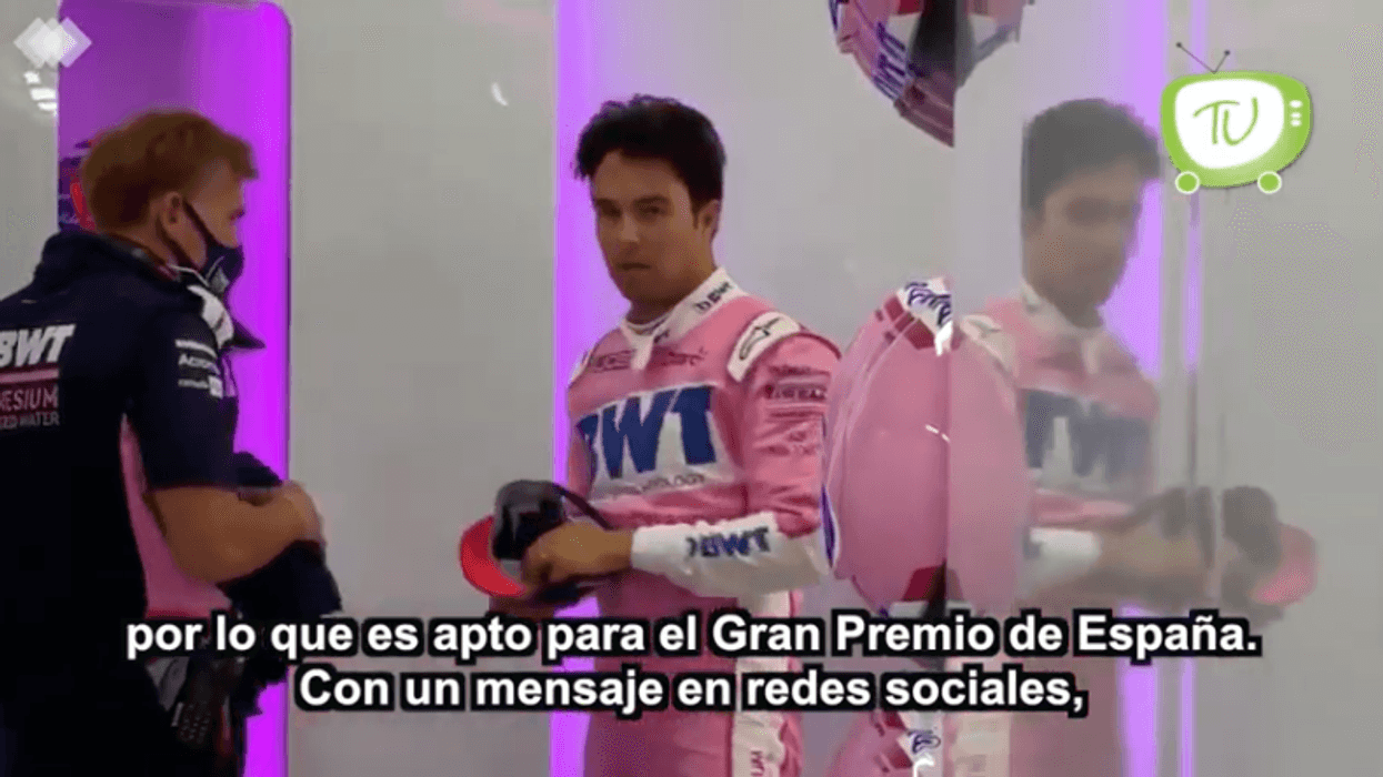 Sergio Pérez dio negativo a COVID-19 y reaparecerá en el Gran Premio de España.