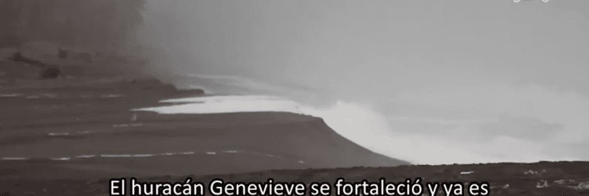 Huracán Genevieve se eleva a categoría cuatro.