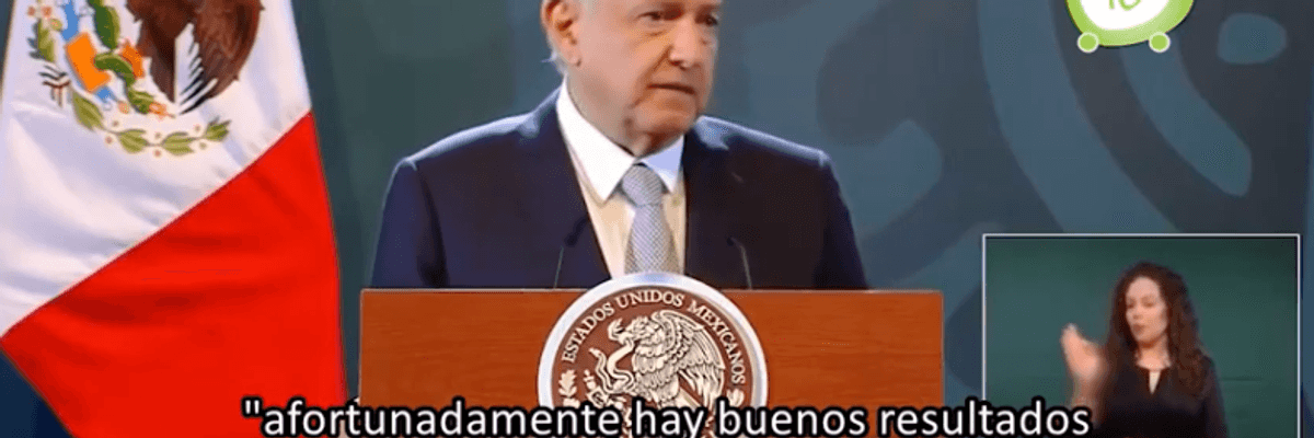 Hay buenos resultados en materia de seguridad, asegura AMLO.