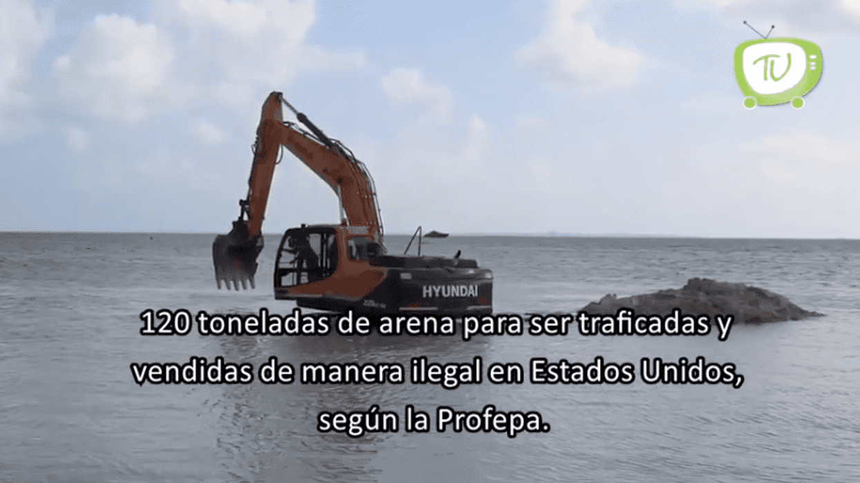 Extraen arena de las playas de Quintana Roo ilegalmente.