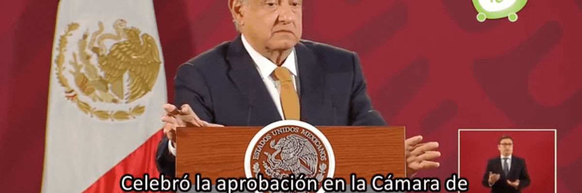 Celebra AMLO aprobación de Diputados para eliminar el fuero.