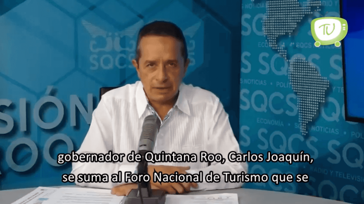 Se suma Carlos Joaquín al Foro Nacional de Turismo en Baja California.