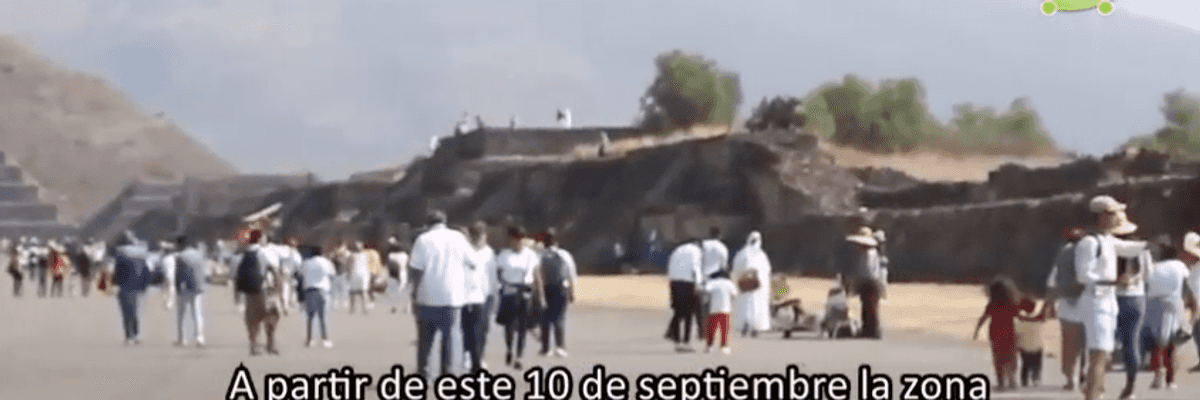 Reabrirán Teotihuacán a partir del 10 de septiembre.