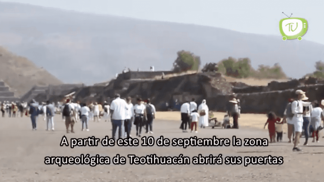Reabrirán Teotihuacán a partir del 10 de septiembre.