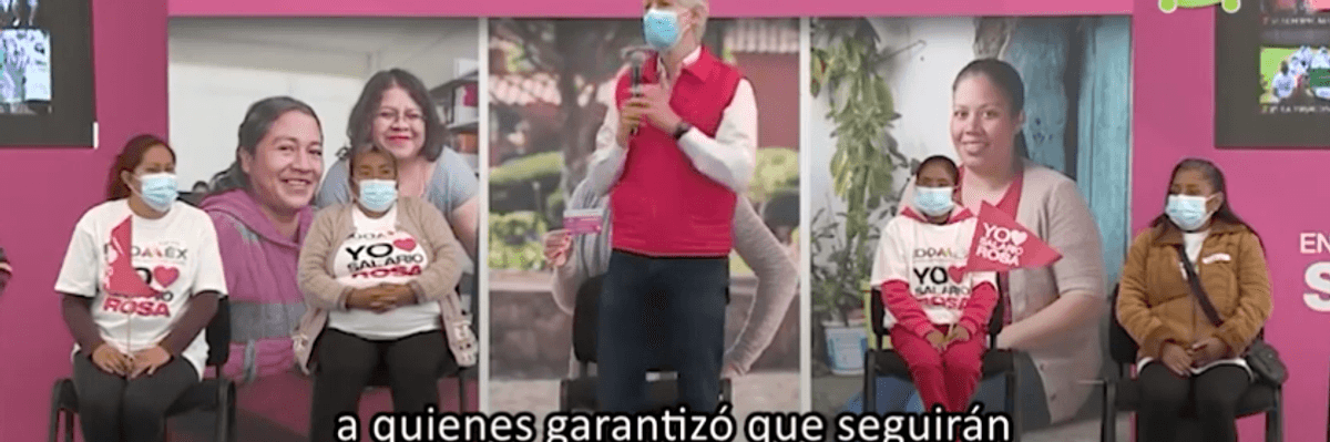 Garantizan seguir entregando Salario Rosa a mexiquenses.