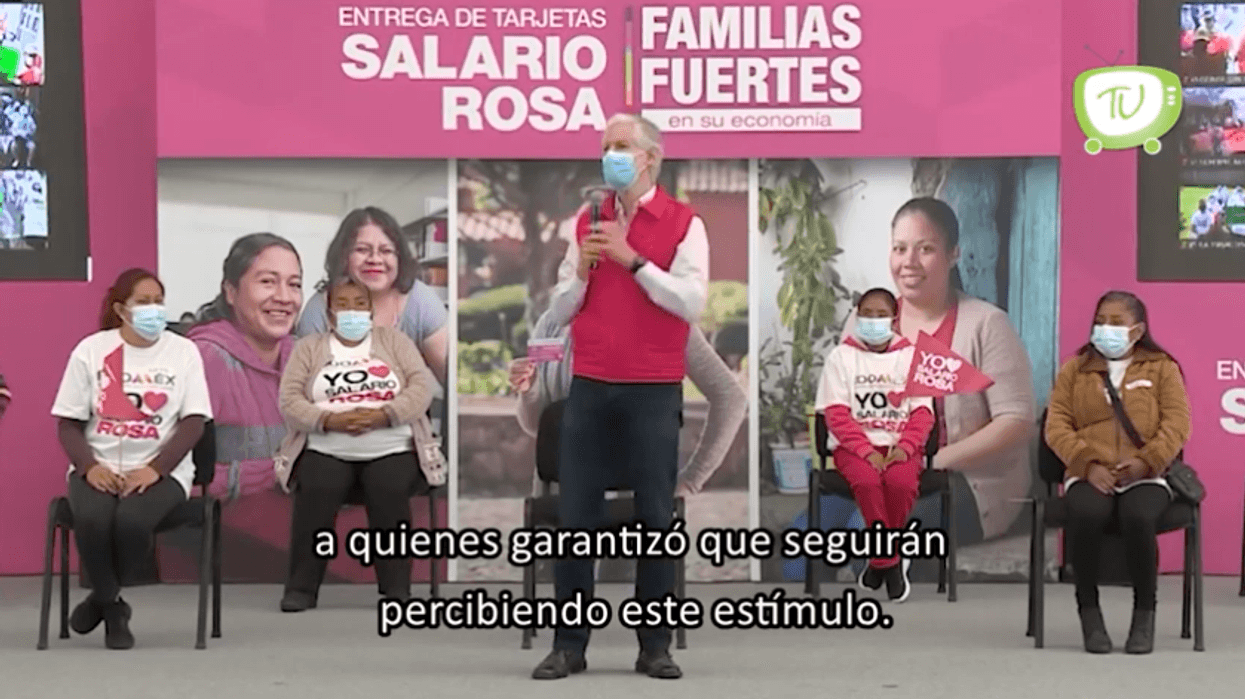 Garantizan seguir entregando Salario Rosa a mexiquenses.