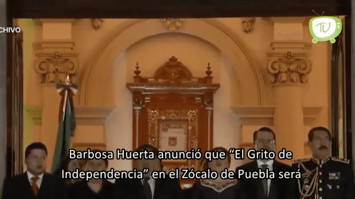 Ceremonia del Grito de Independencia en Puebla será sin público.