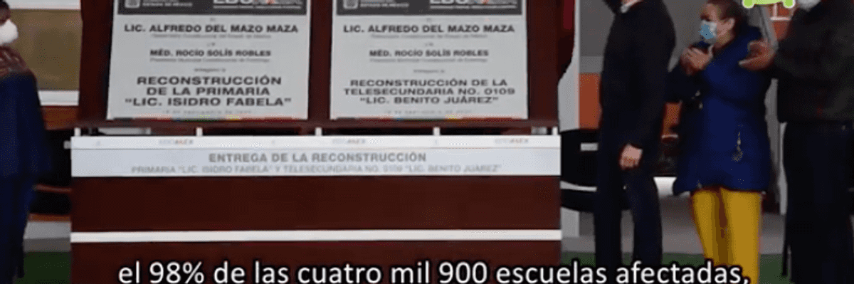 En Edomex continúan recuperando escuelas afectadas por el sismo del 2017.