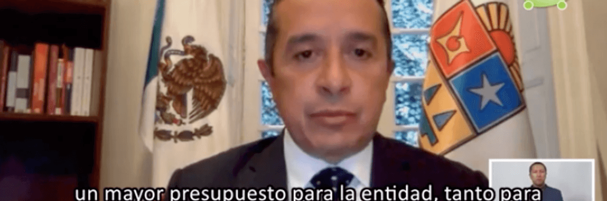 Como parte de su gira, Carlos Joaquín visitó la CDMX.