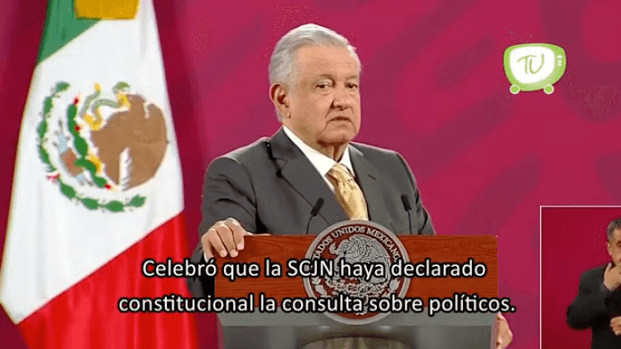Celebra AMLO que la SCJN declarara constitucional la consulta popular.