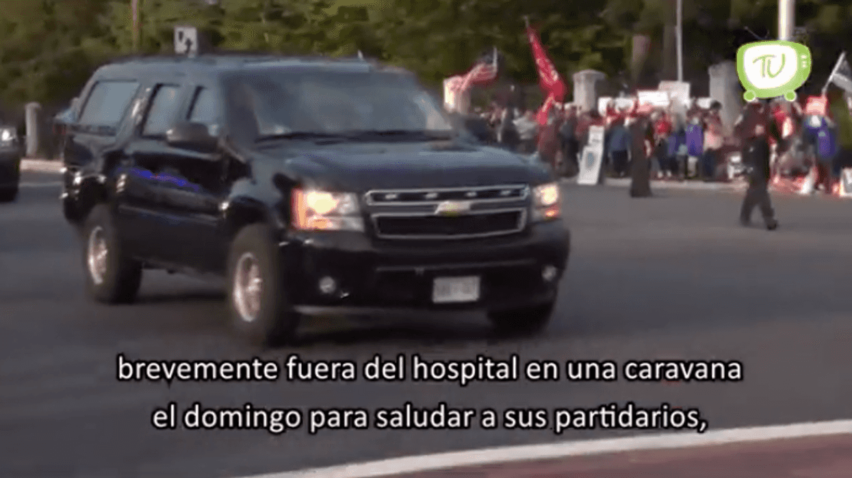 El "Desfile COVID" de Donald Trump.