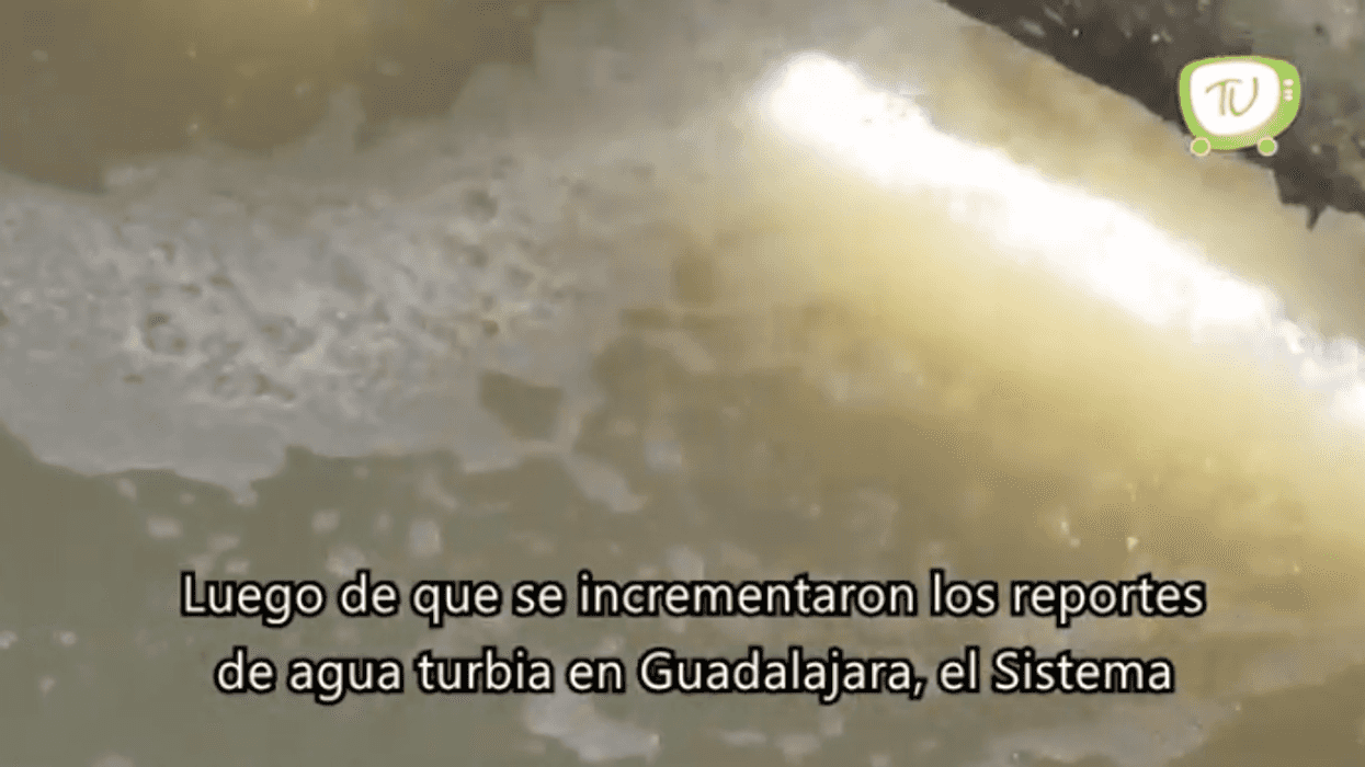 Miden la calidad del agua en Guadalajara.