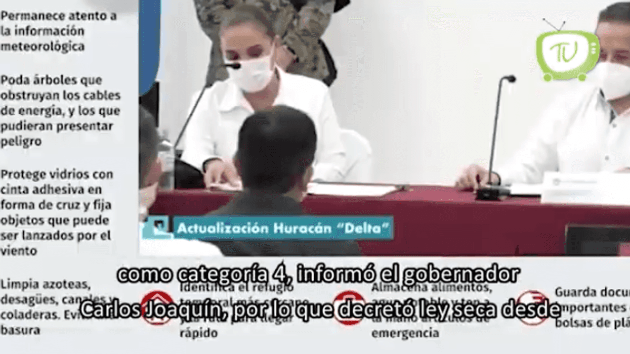 El huracán Delta se fortalece, decretan suspensión de actividades en Quintana Roo.