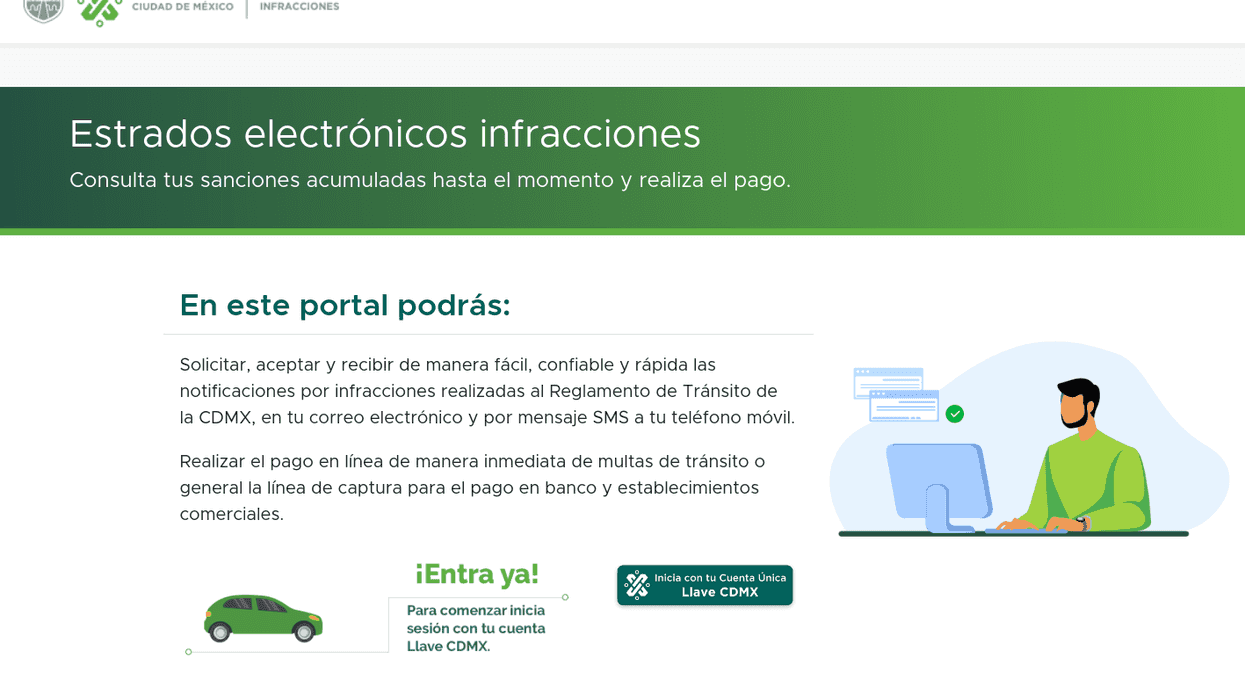 Ya puedes consultar tus infracciones por internet.
