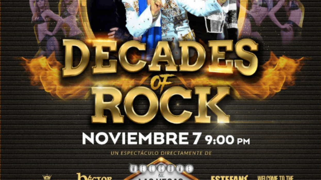 El show de Las Vegas "Decades Of Rock" llega en formato presencial y streaming al Teatro Interlomas.