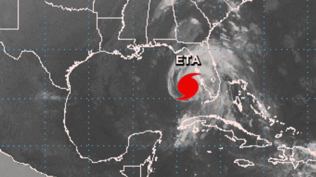 'Eta' vuelve a convertirse en huracán.