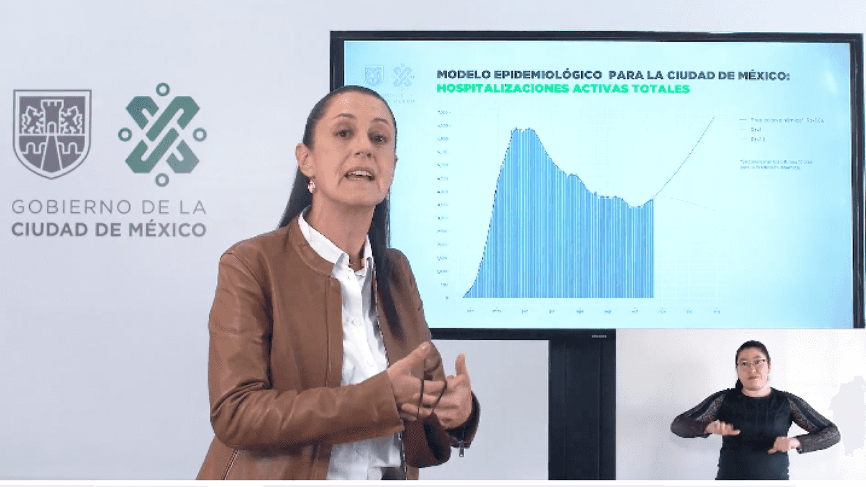 Claudia Sheinbaum anuncia semáforo naranja con alerta al límite.