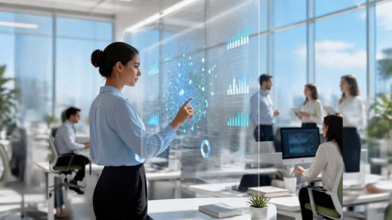 Inteligencia artificial y automatización del trabajo en empresas tecnológicas.