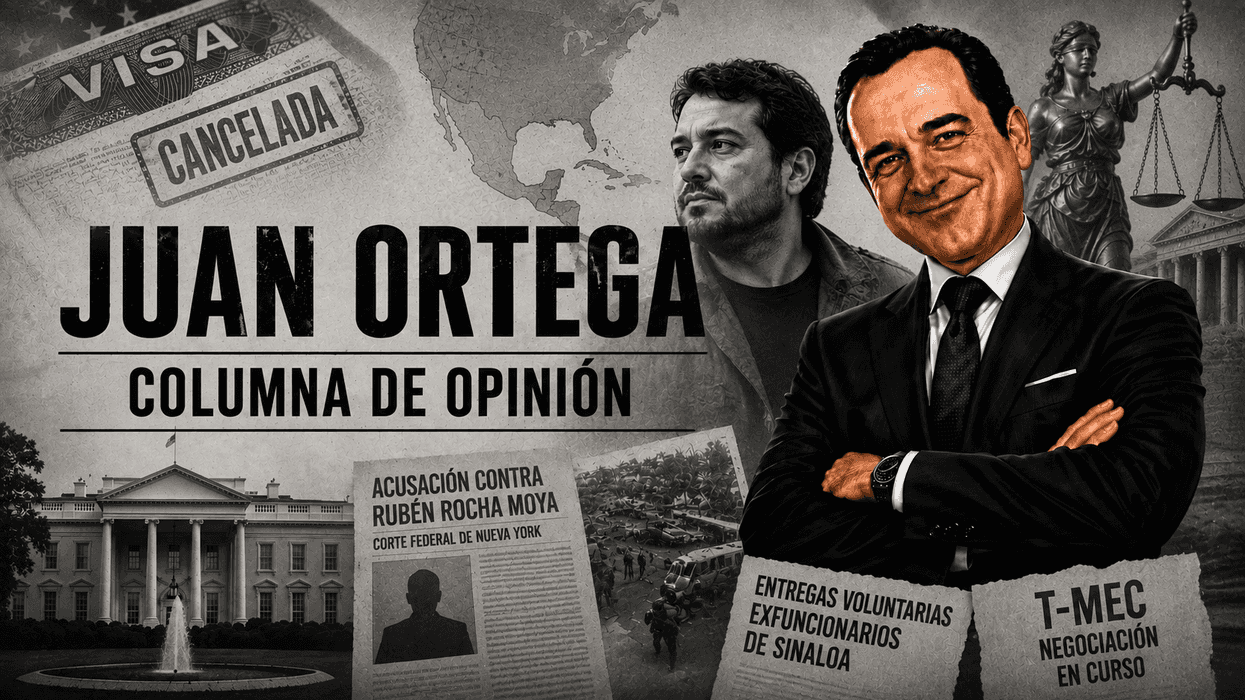 Juan Ortega presenta su columna de opinión sobre la cancelación de visas a políticos mexicanos y las señales de presión desde EEUU