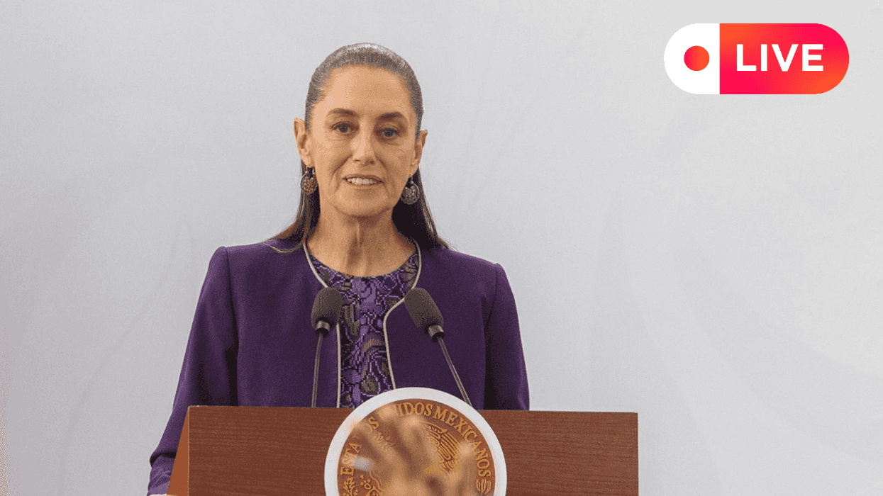 La presidenta Claudia Sheinbaum desde Palacio Nacional