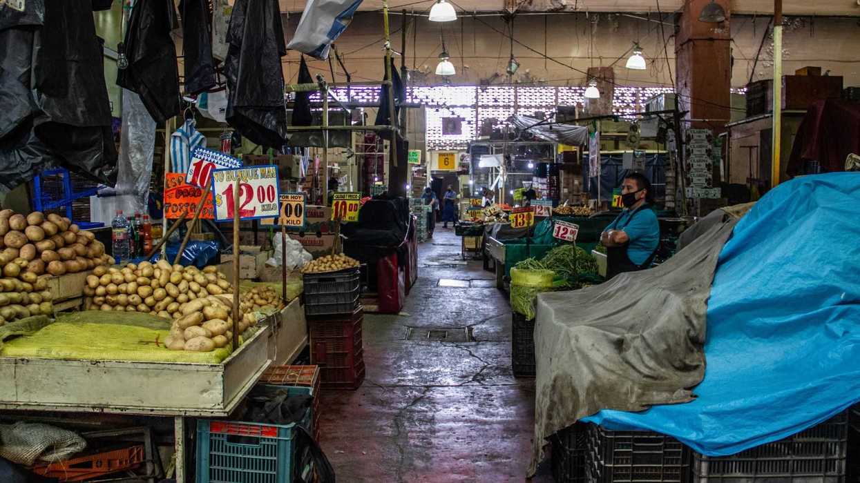 Locatarios del mercado de la Merced
