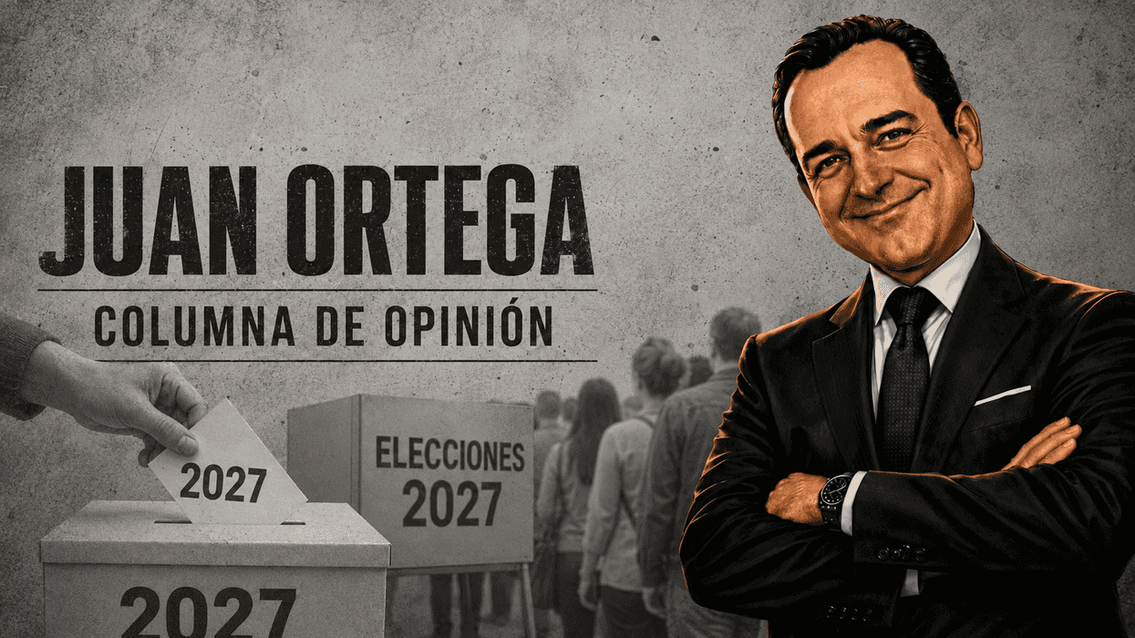 Opinion column image featuring a man and 2027 election theme.