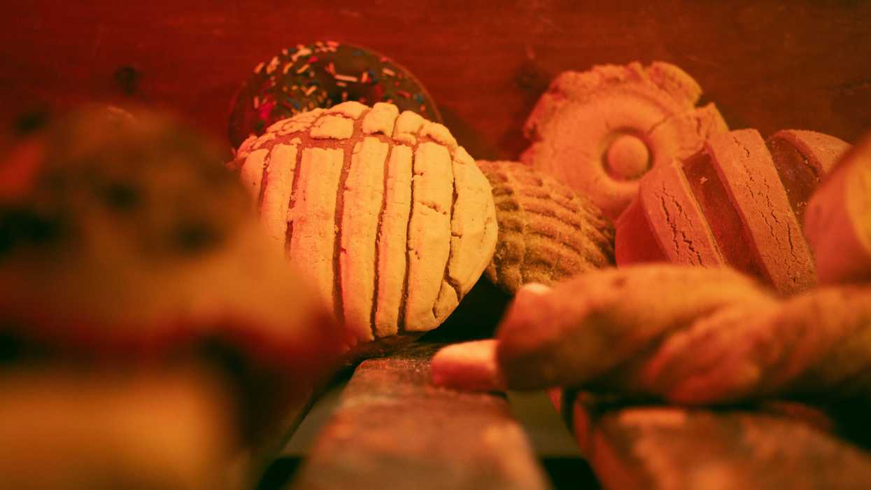 Pan de dulce en una panadería