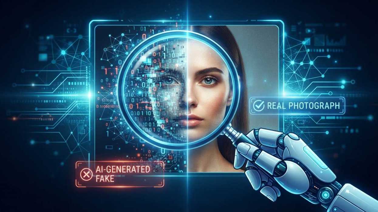 Una imagen falsa puede ser detectada de la siguiente manera