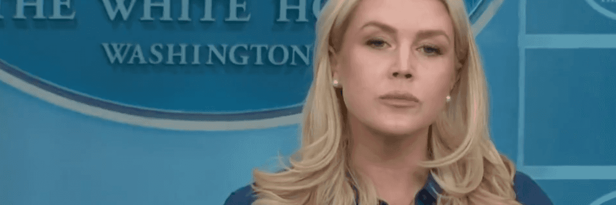 Woman speaking at a White House press briefing podium.